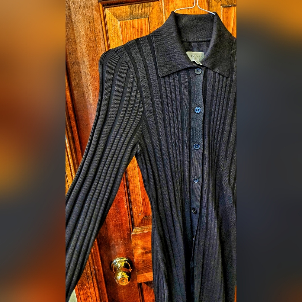 Black Long Sleeve Milly Sweater Dress